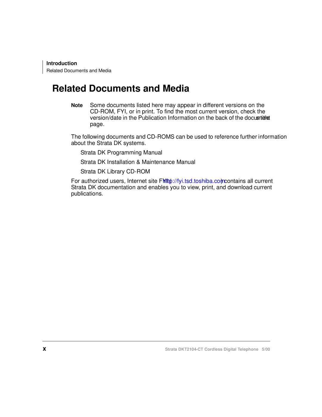 Toshiba DKT2104-CT manual Related Documents and Media 