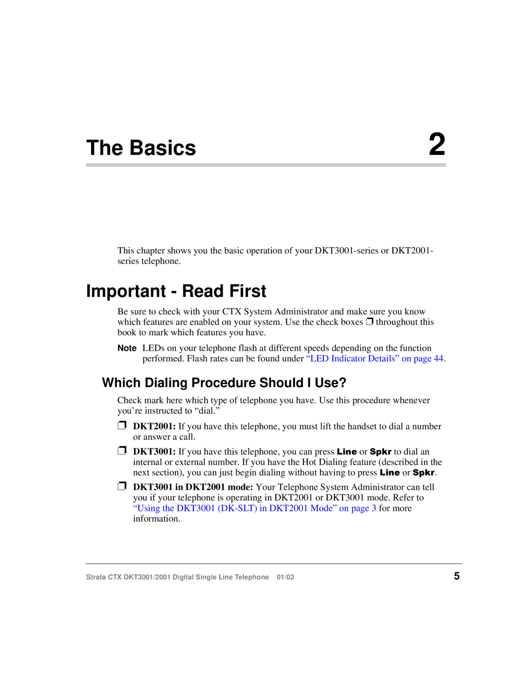 Toshiba DKT3001/2001 manual Basics, Important Read First, Which Dialing Procedure Should I Use? 