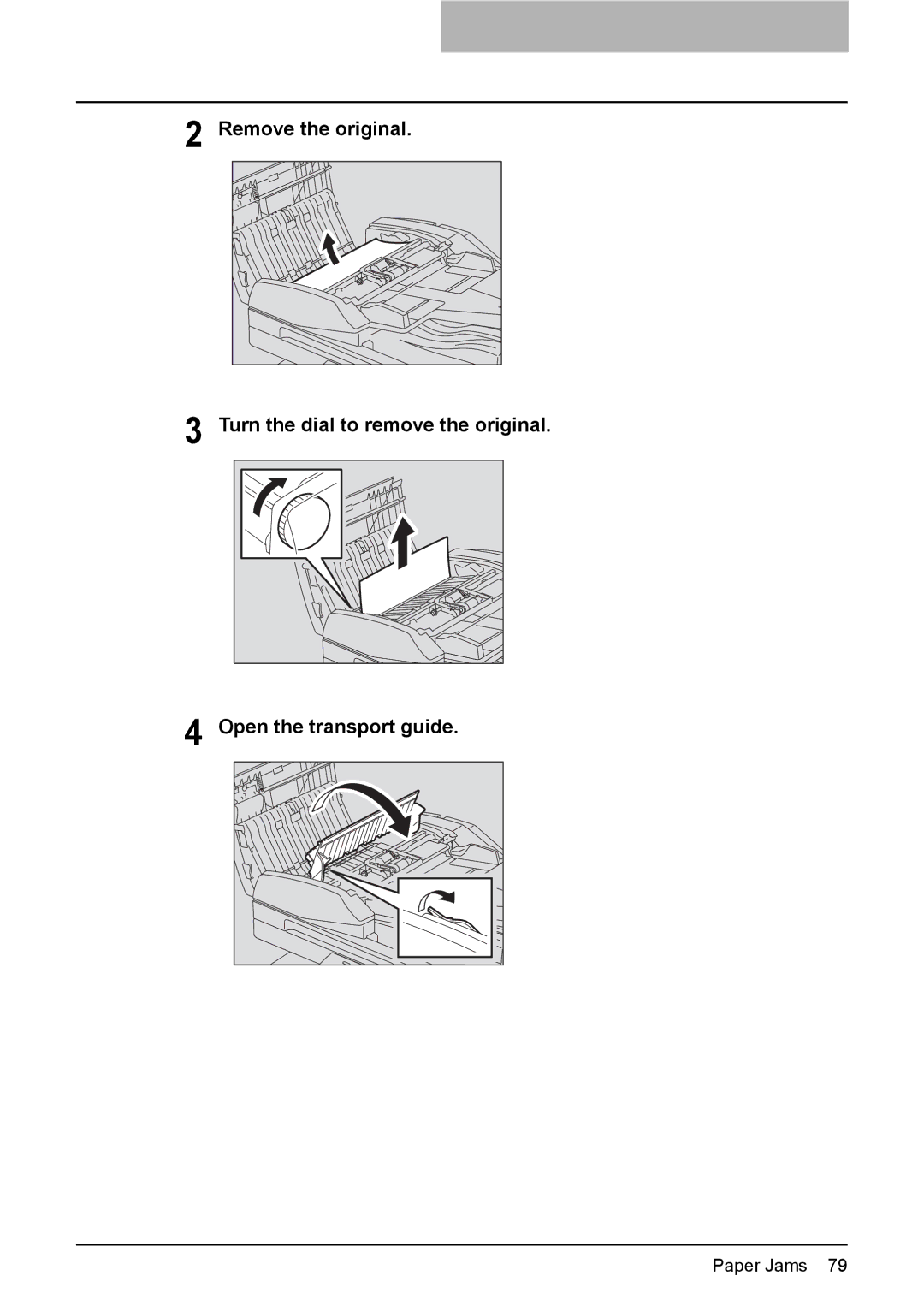 Toshiba DP-1810 manual Paper Jams 