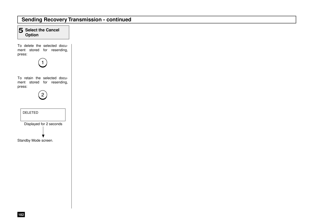 Toshiba DP85F, DP80F manual Select the Cancel Option 