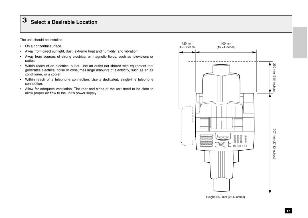 Toshiba DP80F, DP85F manual Select a Desirable Location 