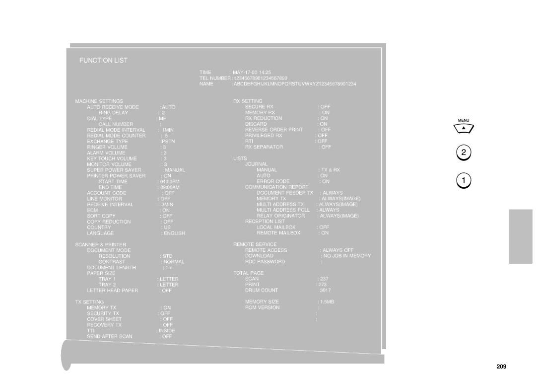 Toshiba DP80F, DP85F manual Function List 