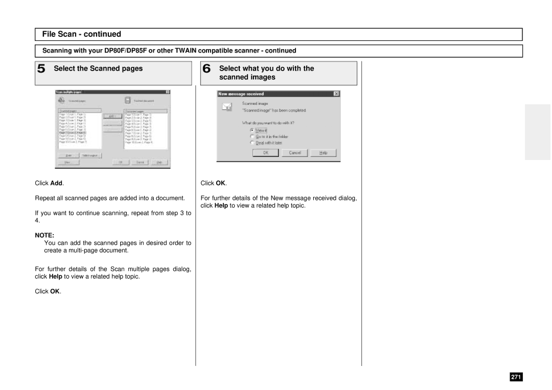 Toshiba DP80F, DP85F manual 271 