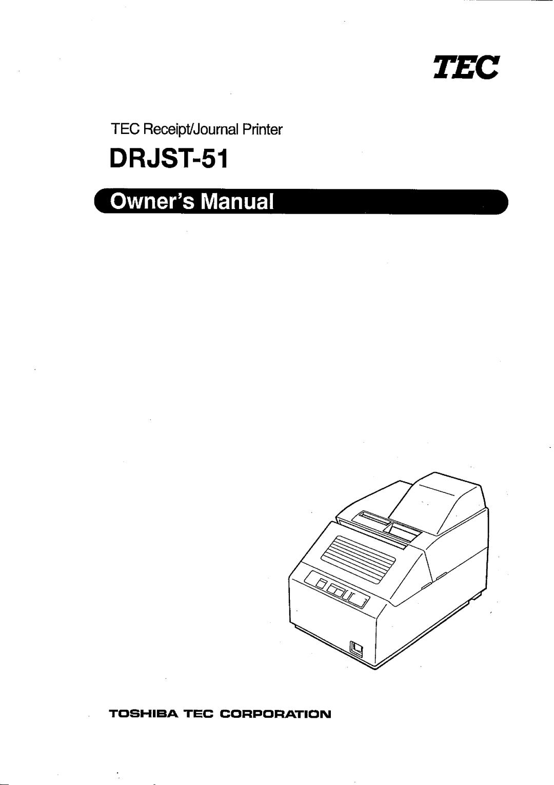 Toshiba DRJST-51 manual 