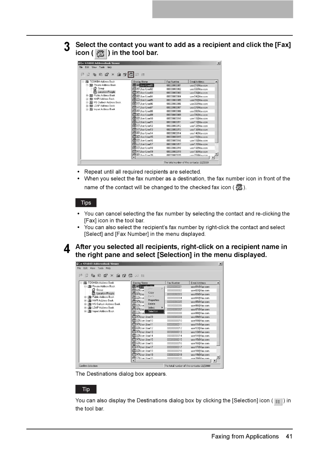 Toshiba e-Studio205, e-Studio165 manual Icon Tool bar 