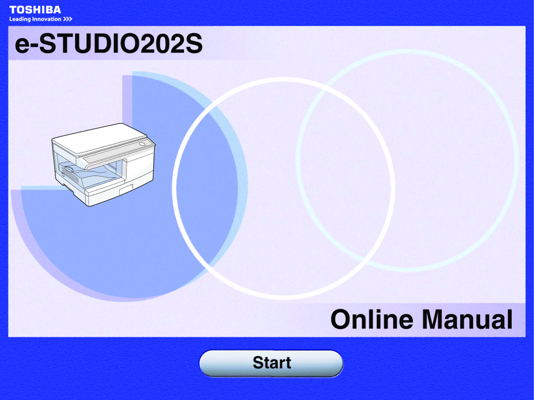 Toshiba E-STUDIO202S manual STUDIO202S Online Manual 