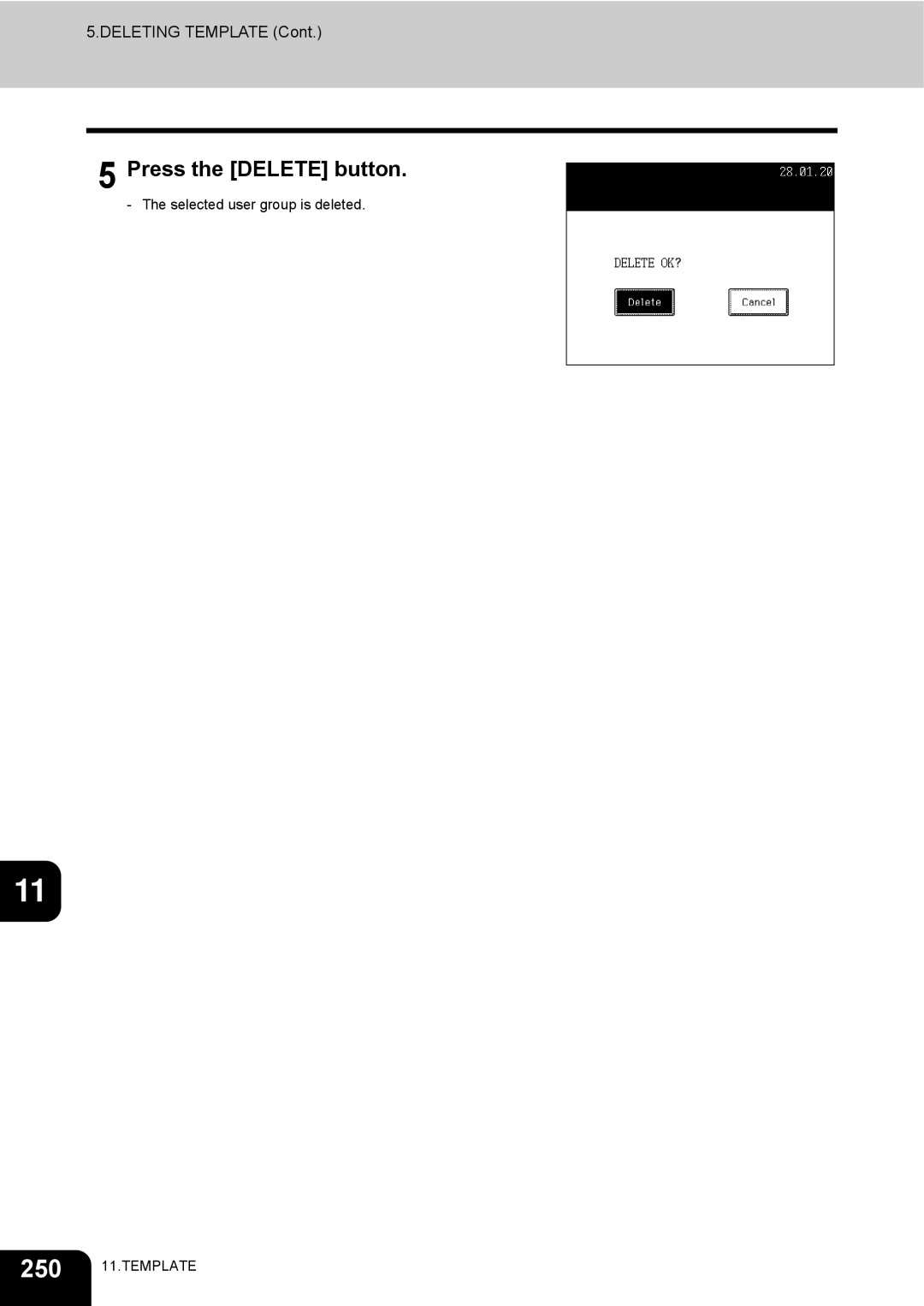 Toshiba e-STUDIO230/280 manual 250 11.TEMPLATE 