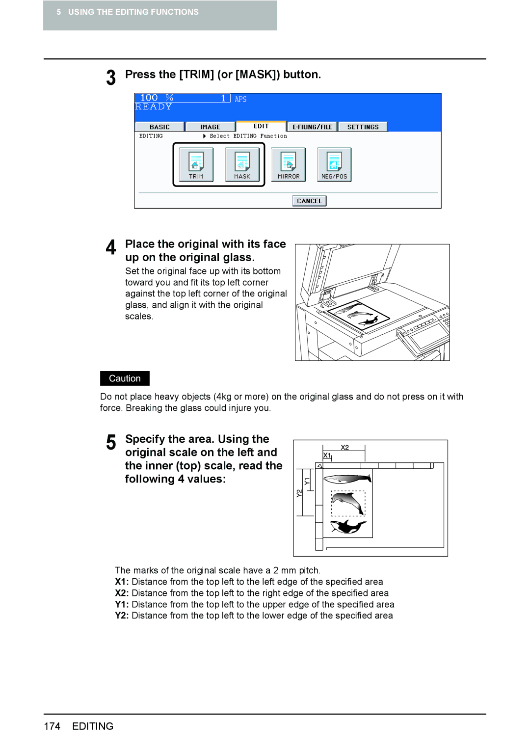 Toshiba e-STUDIO2500c/3500c/3510c manual Editing 