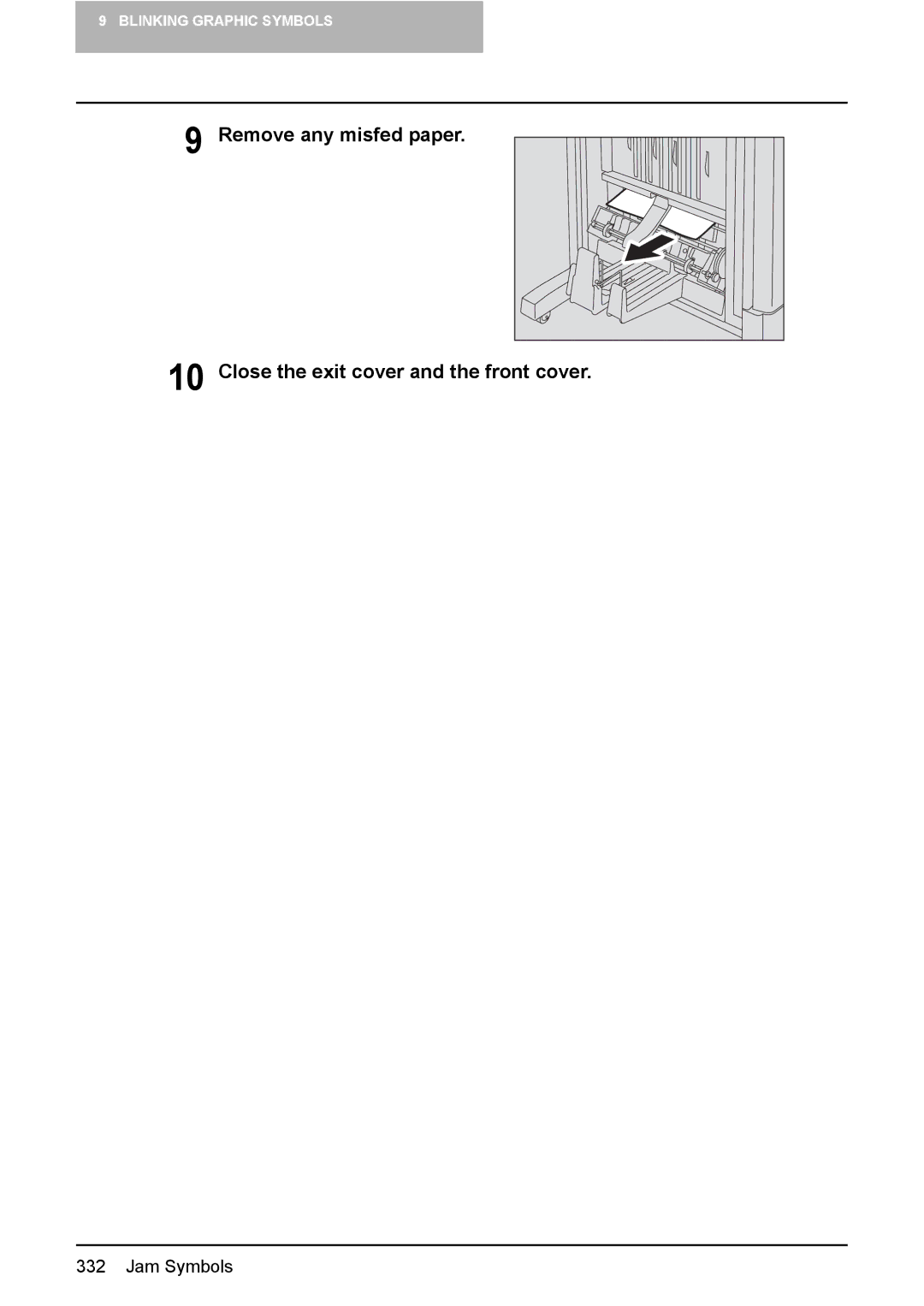 Toshiba e-STUDIO2500c/3500c/3510c manual Jam Symbols 