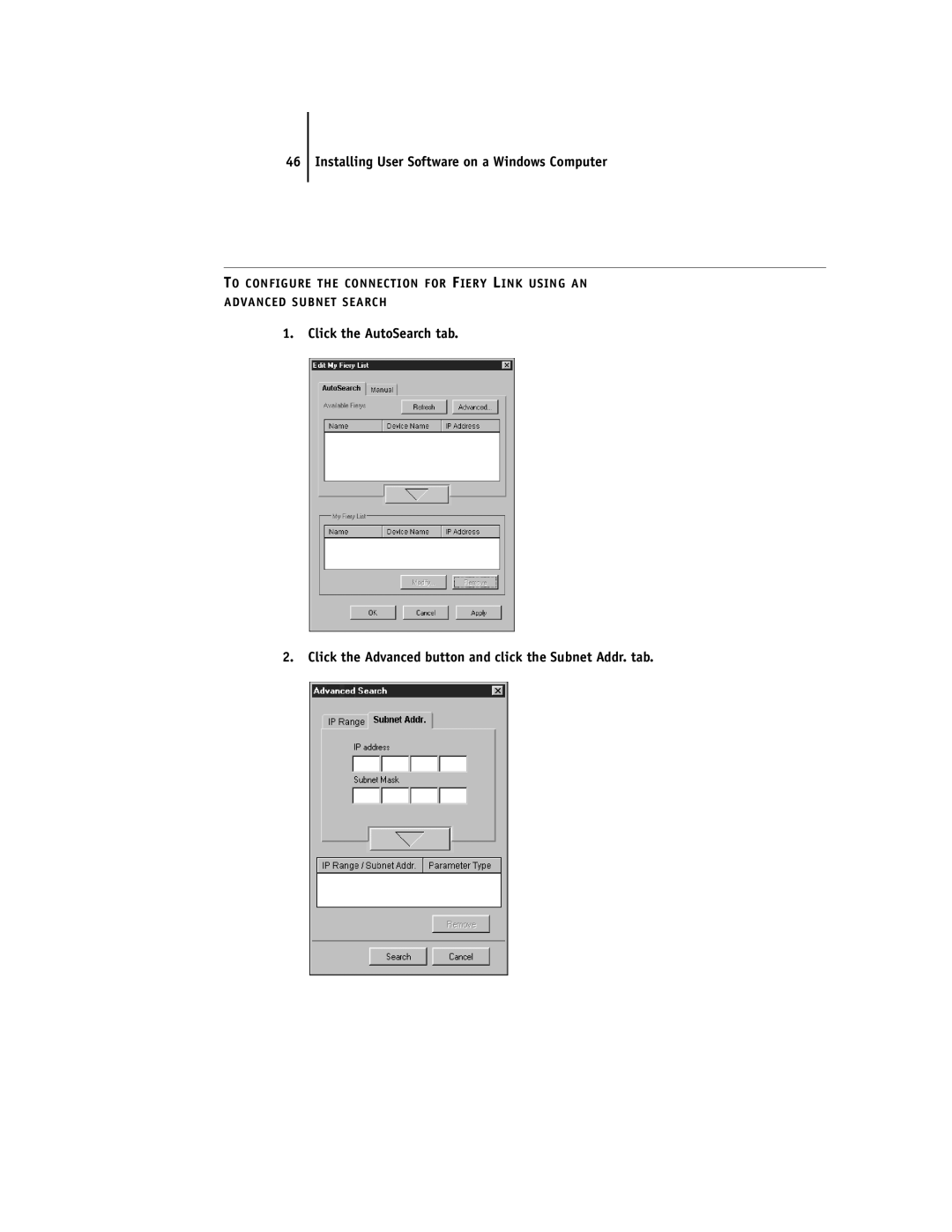 Toshiba e Studio45/35 manual Installing User Software on a Windows Computer 