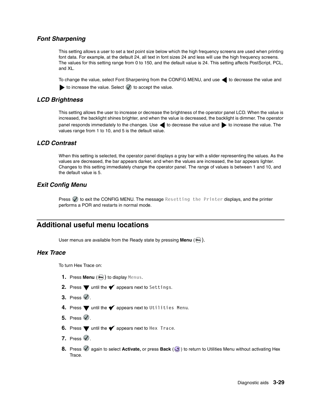 Toshiba e-STUDIO500P manual Additional useful menu locations 