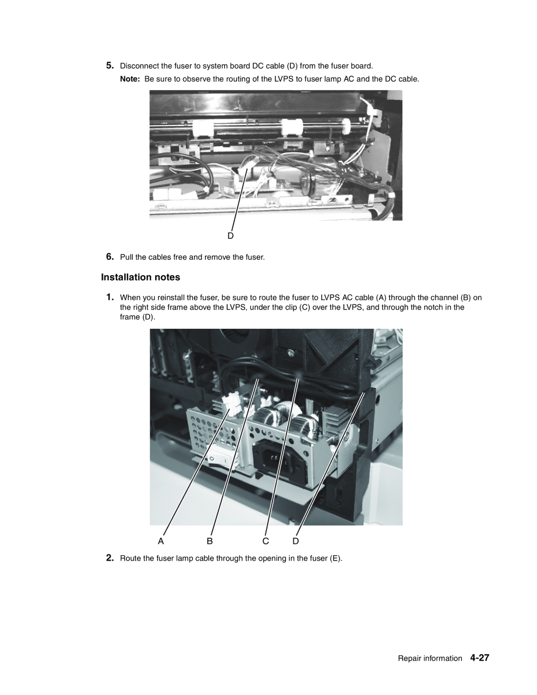 Toshiba e-STUDIO500P manual Installation notes 