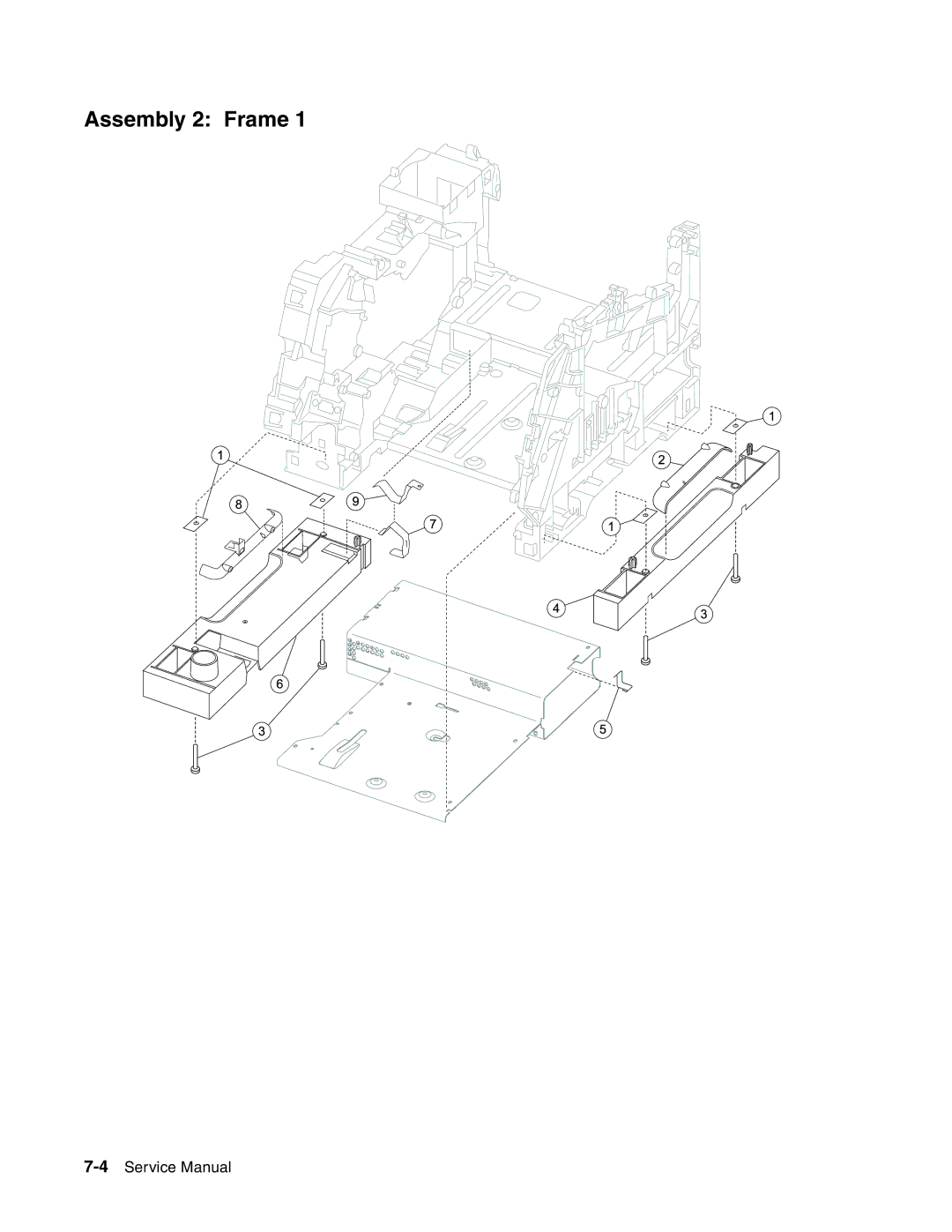 Toshiba e-STUDIO500P manual Assembly 2 Frame 