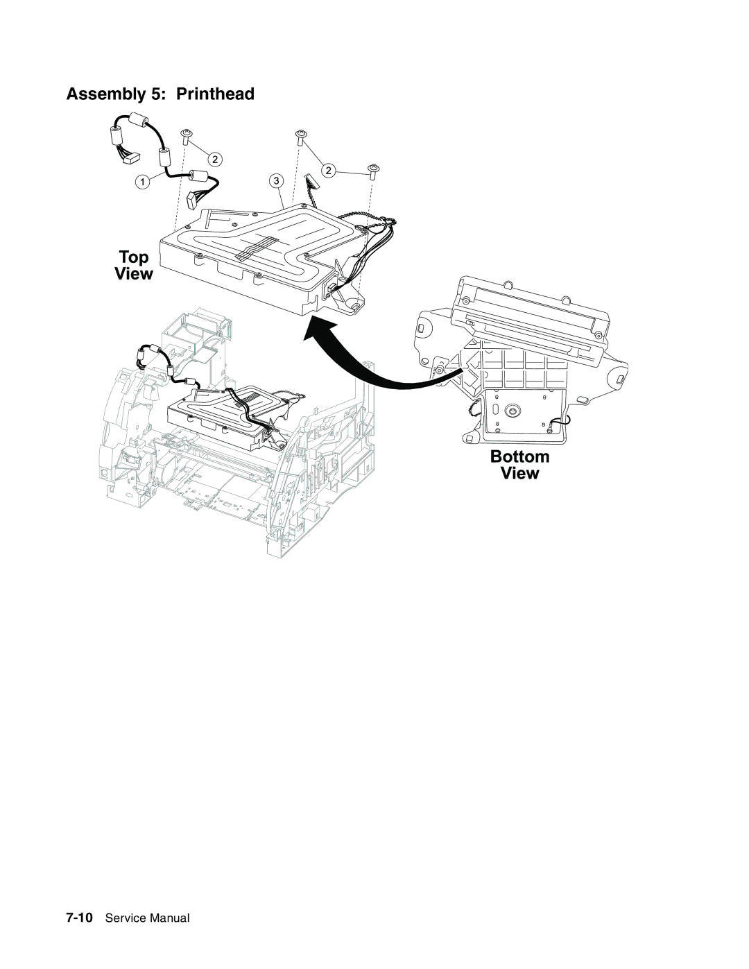 Toshiba e-STUDIO500P manual Assembly 5 Printhead 