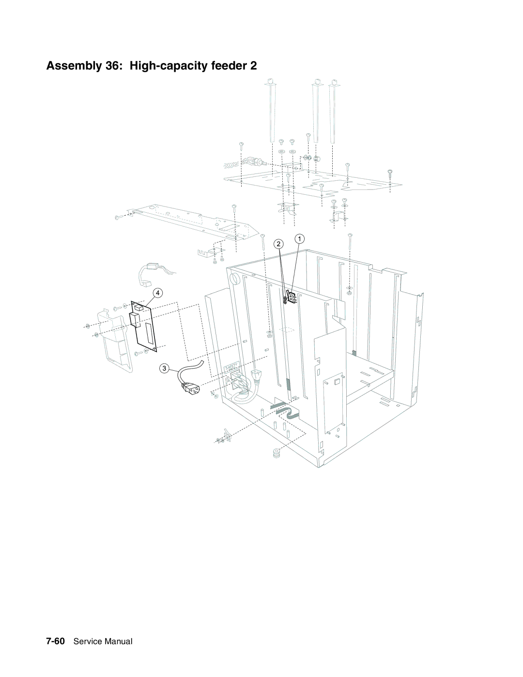 Toshiba e-STUDIO500P manual Assembly 36 High-capacity feeder 