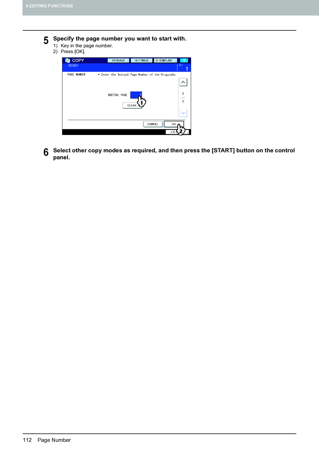 Toshiba E-STUDIO555 manual Number 