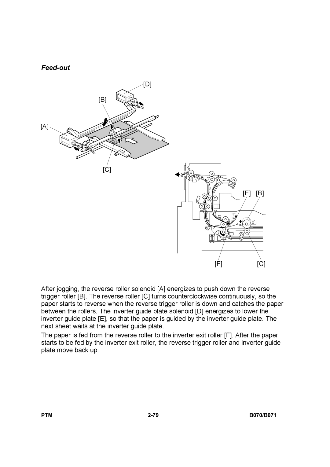 Toshiba E-STUDIO900 manual Feed-out 