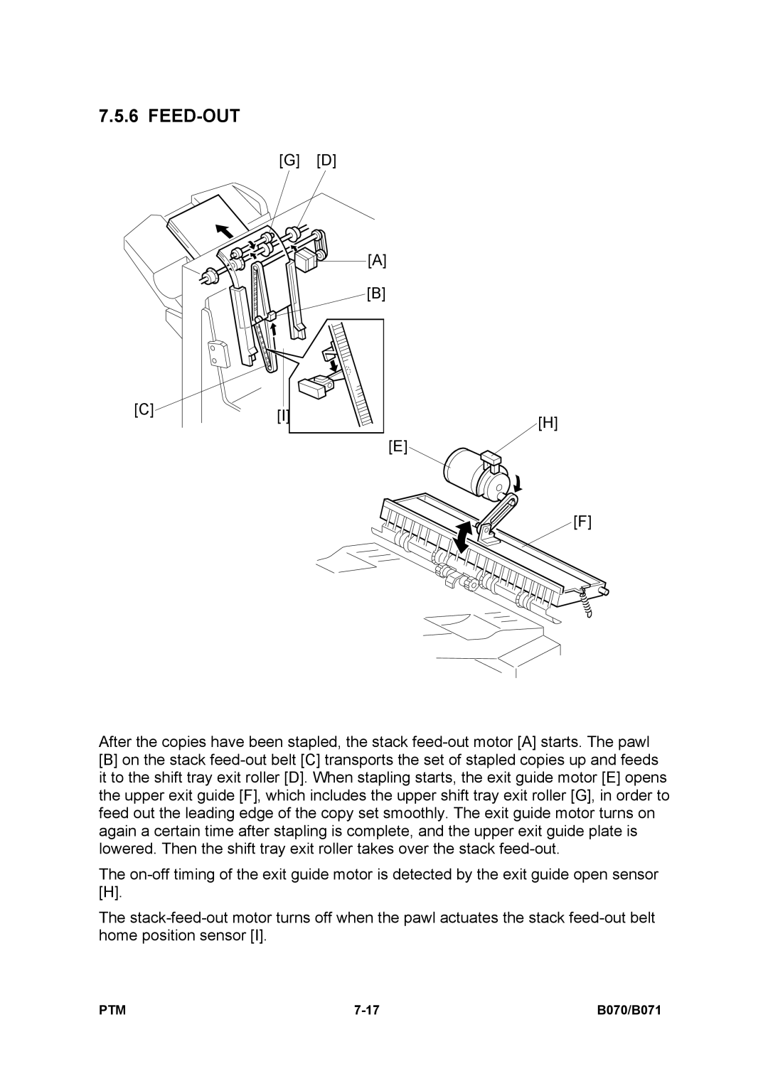 Toshiba E-STUDIO900 manual Feed-Out 