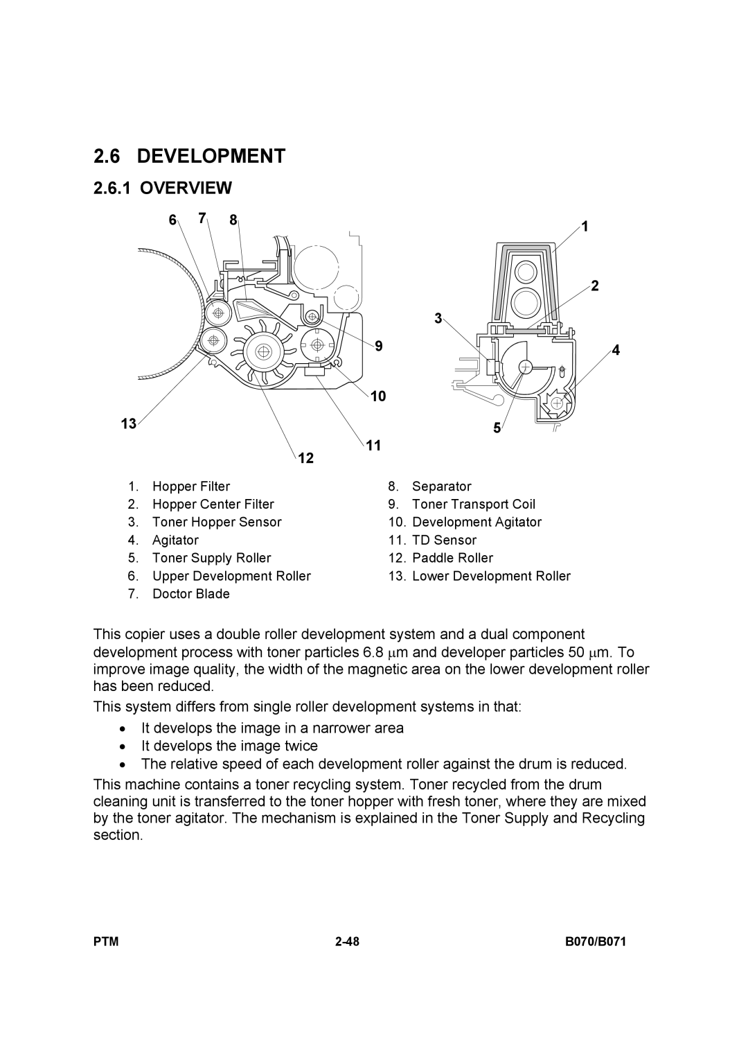 Toshiba E-STUDIO900 manual Development, Overview 