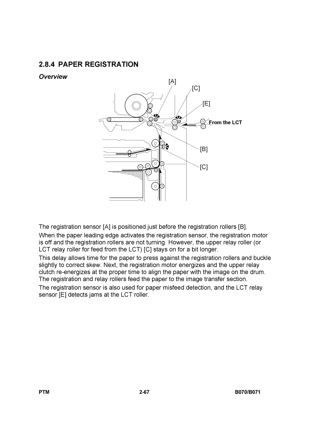 Toshiba E-STUDIO900 manual Paper Registration, Overview 