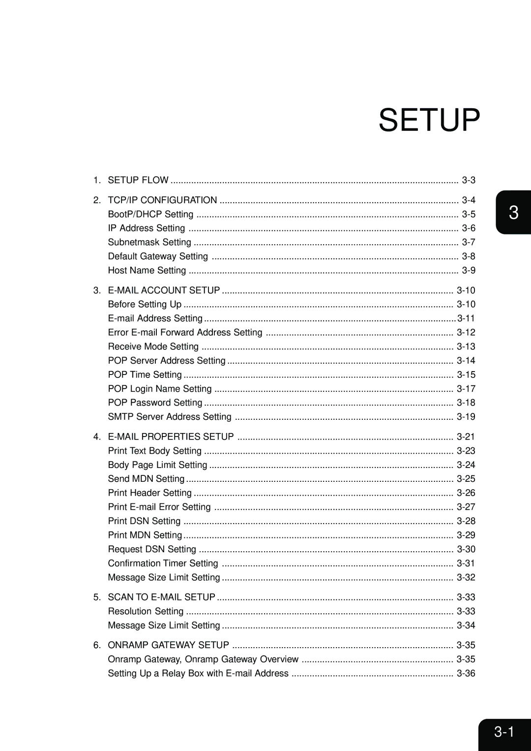 Toshiba E1-17063A manual Setup 