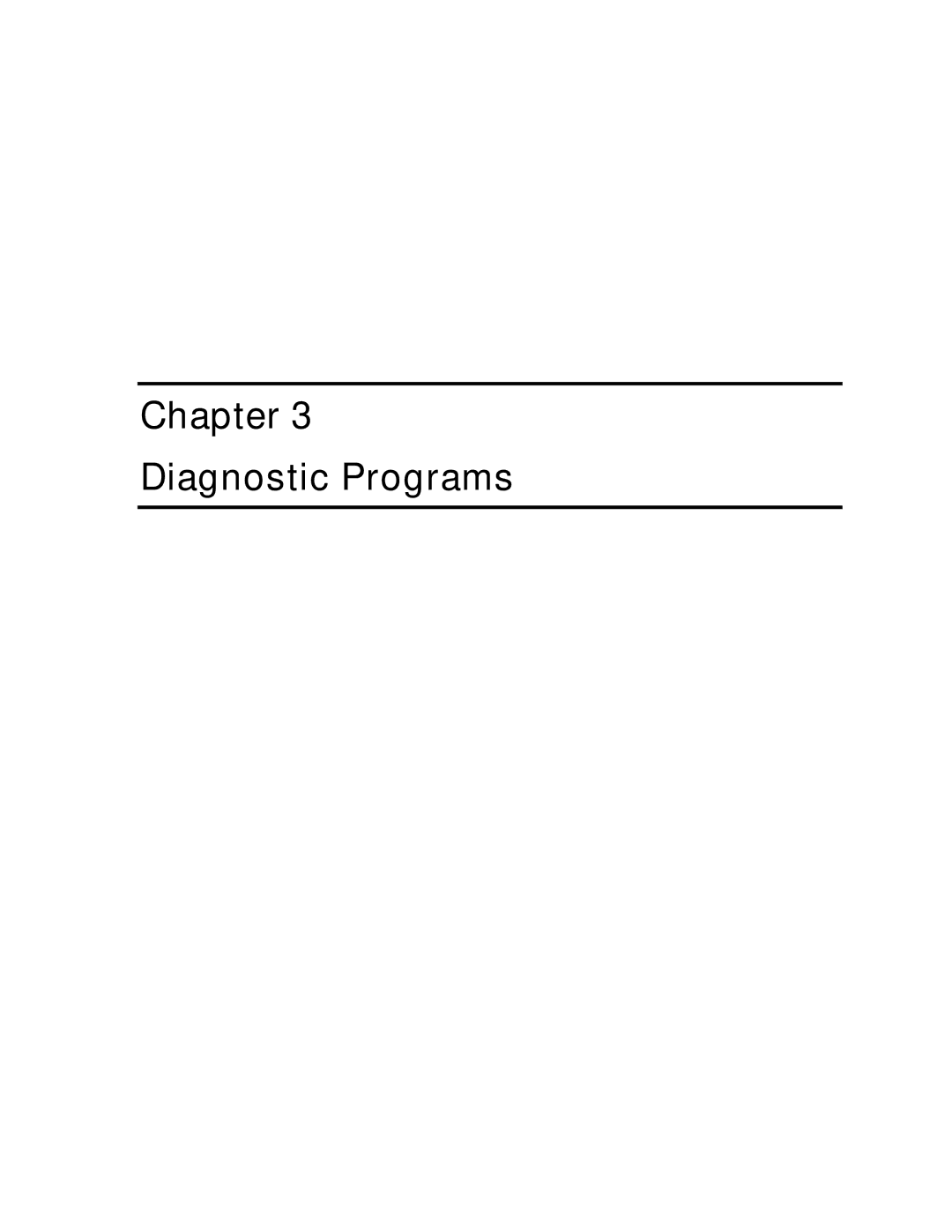 Toshiba E205 manual Diagnostic Programs 