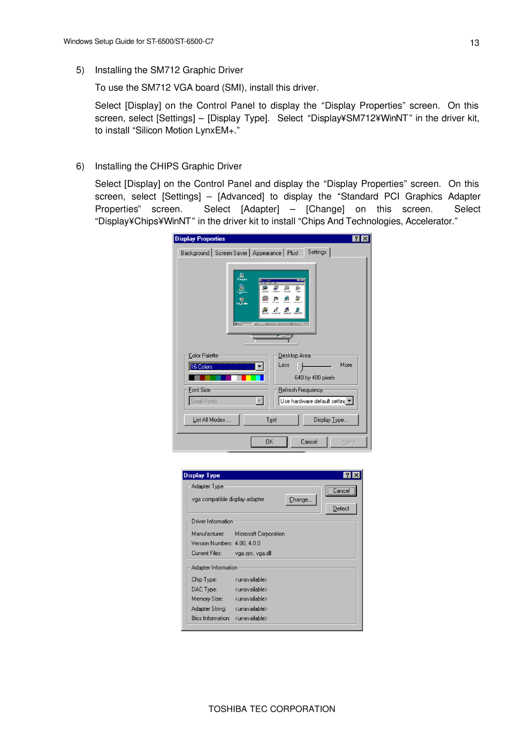 Toshiba E2711 setup guide Toshiba TEC Corporation 