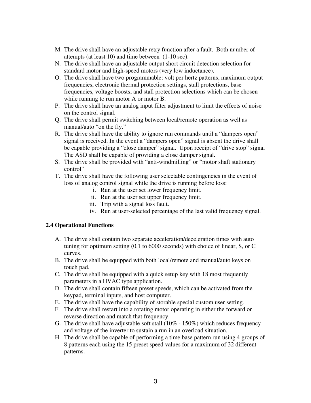 Toshiba E3 specifications Operational Functions 