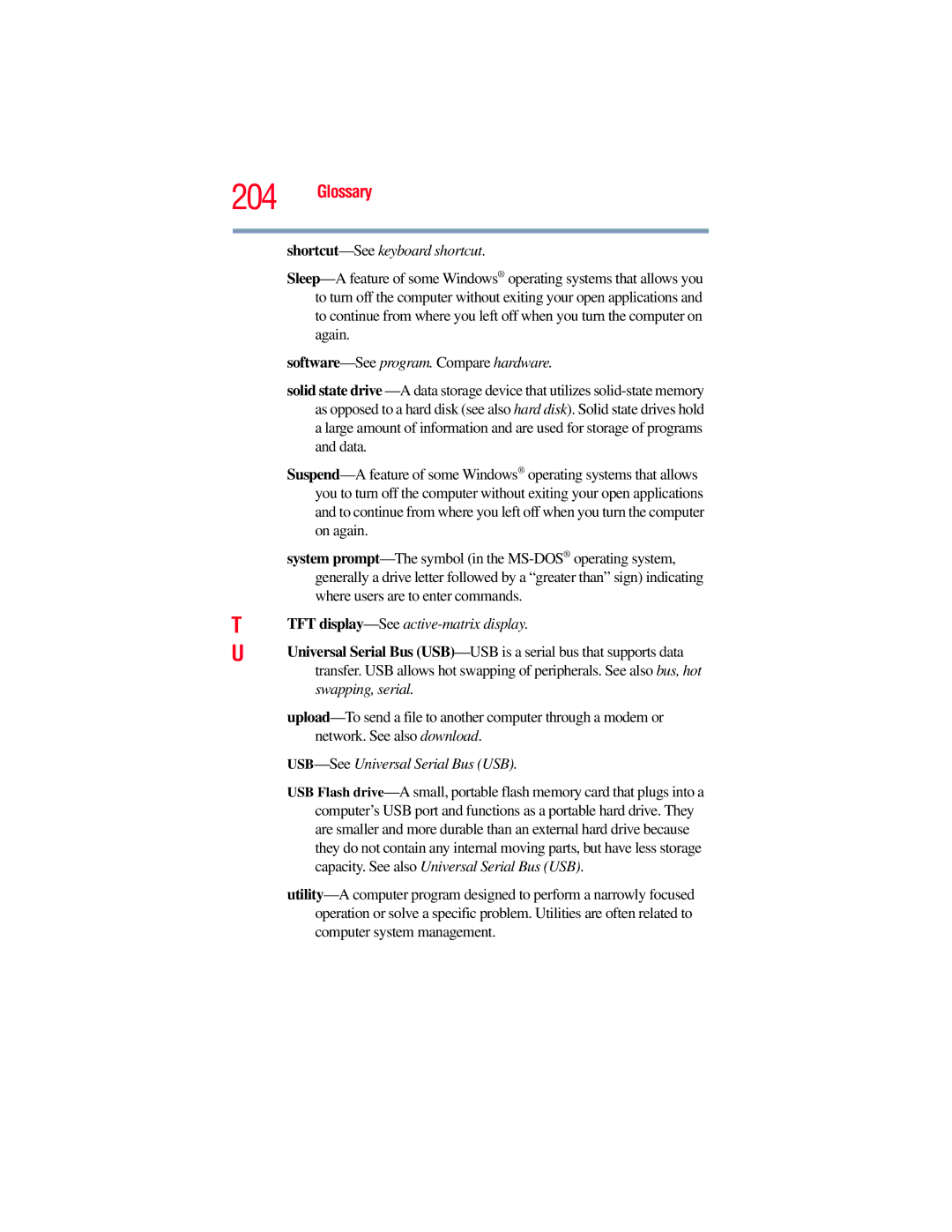 Toshiba E300 manual Shortcut-Seekeyboard shortcut 