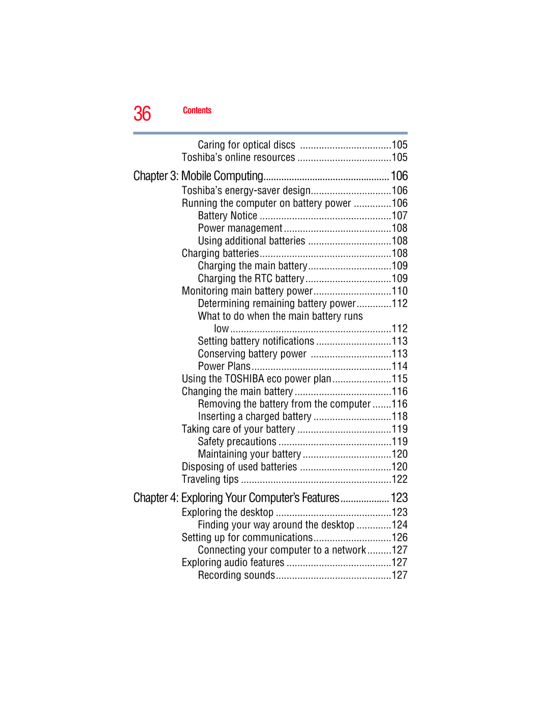 Toshiba E300 manual Caring for optical discs 