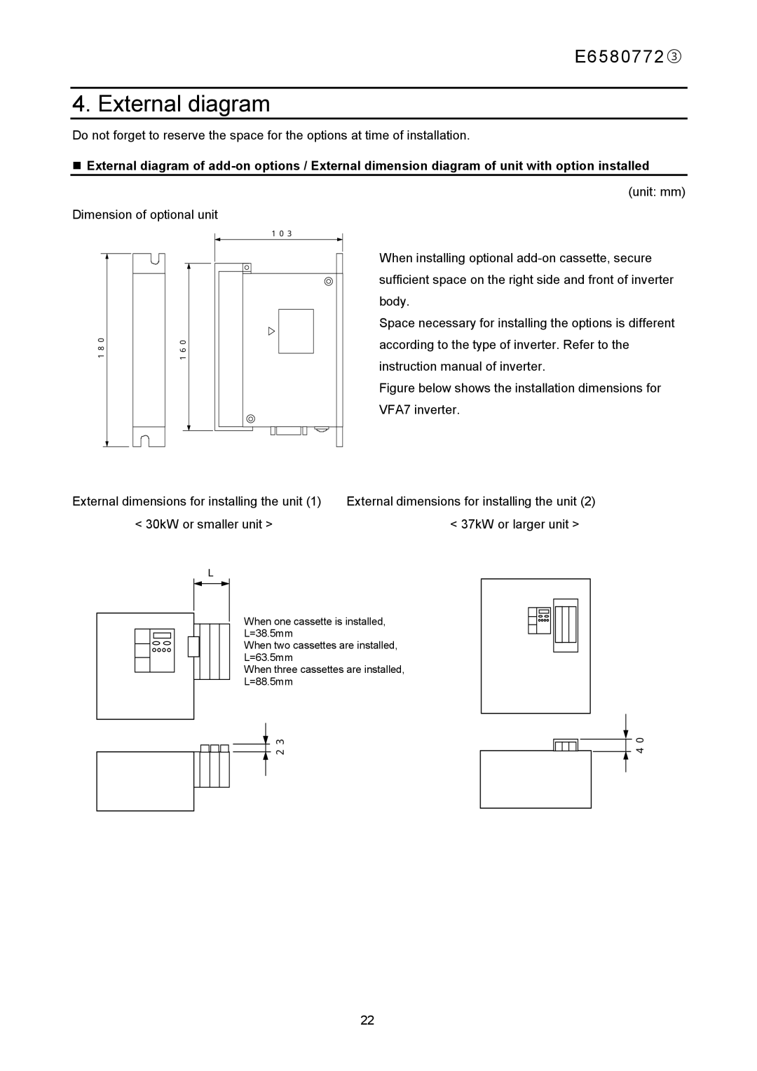 Toshiba E6580772 instruction manual External diagram 