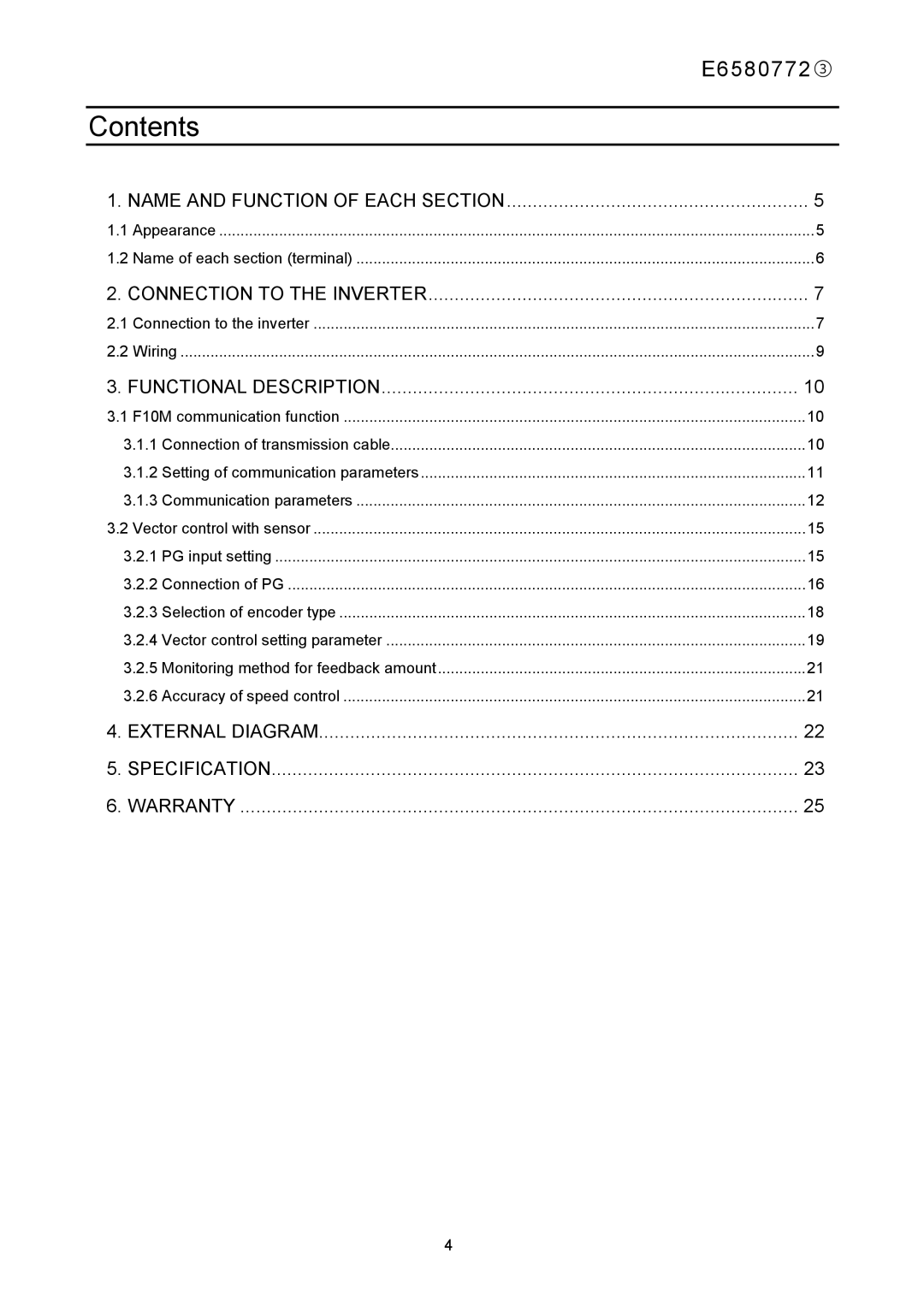 Toshiba E6580772 instruction manual Contents 