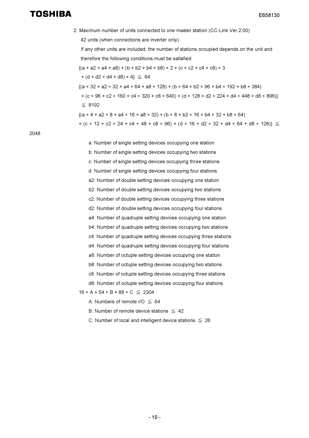 Toshiba E6581830 instruction manual 