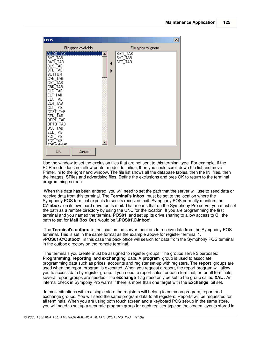 Toshiba Electric Keyboard owner manual Maintenance Application 125 