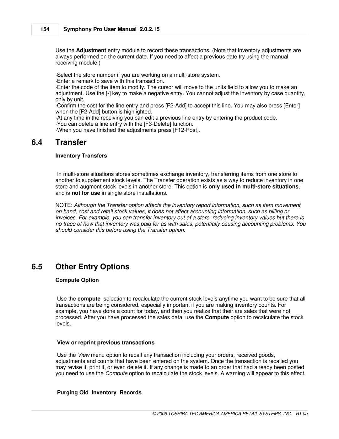 Toshiba Electric Keyboard owner manual Transfer, Other Entry Options 