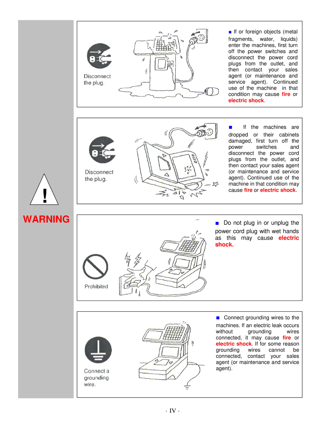 Toshiba LS-770 SERIES, EO1-19028B manual Shock 