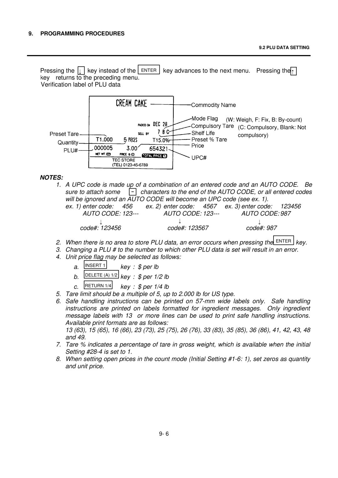 Toshiba H-9000N-US, EO1-32004BE owner manual Auto Code 