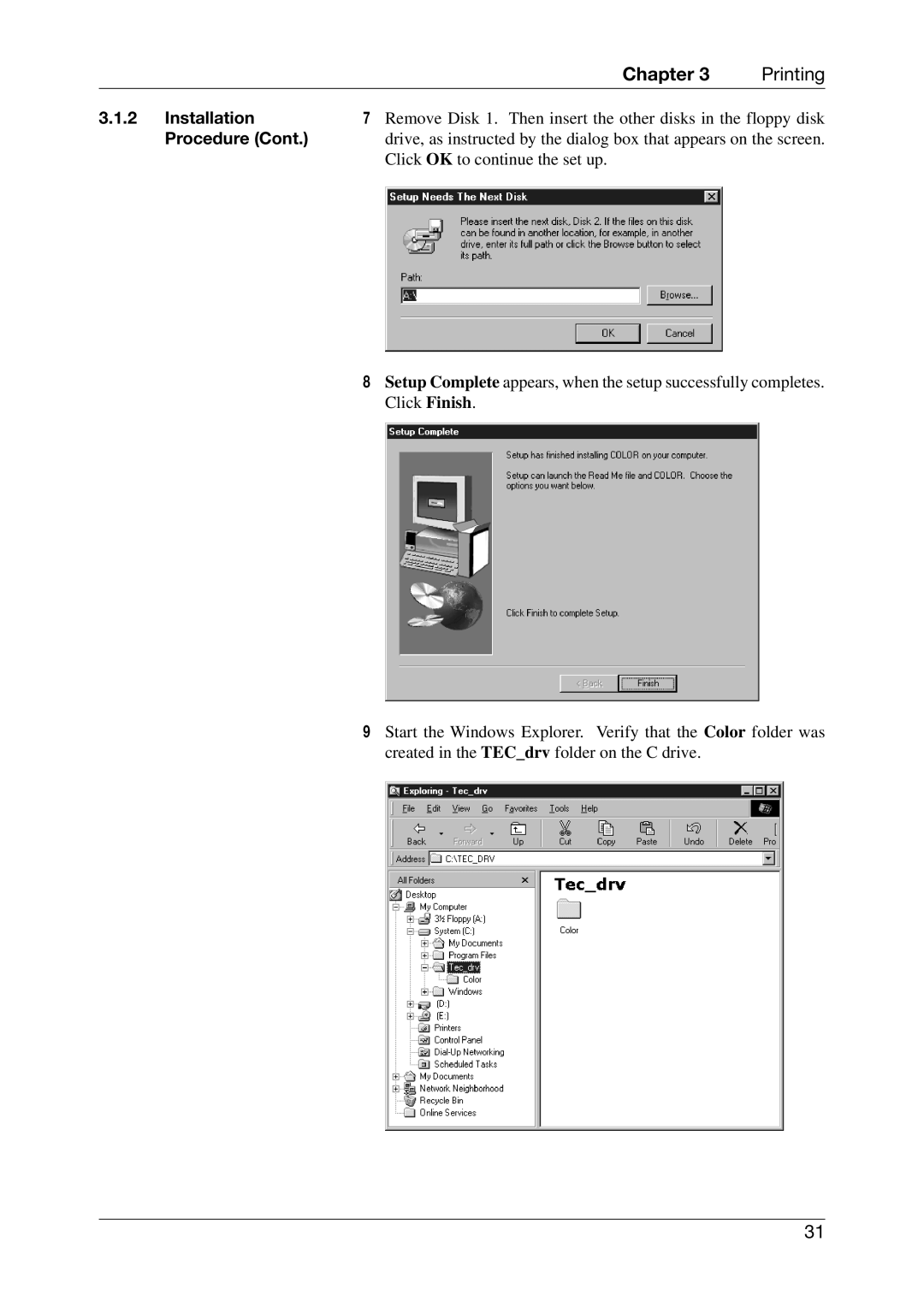 Toshiba EO1-33027E, CB-426-T3-QQ owner manual Chapter 