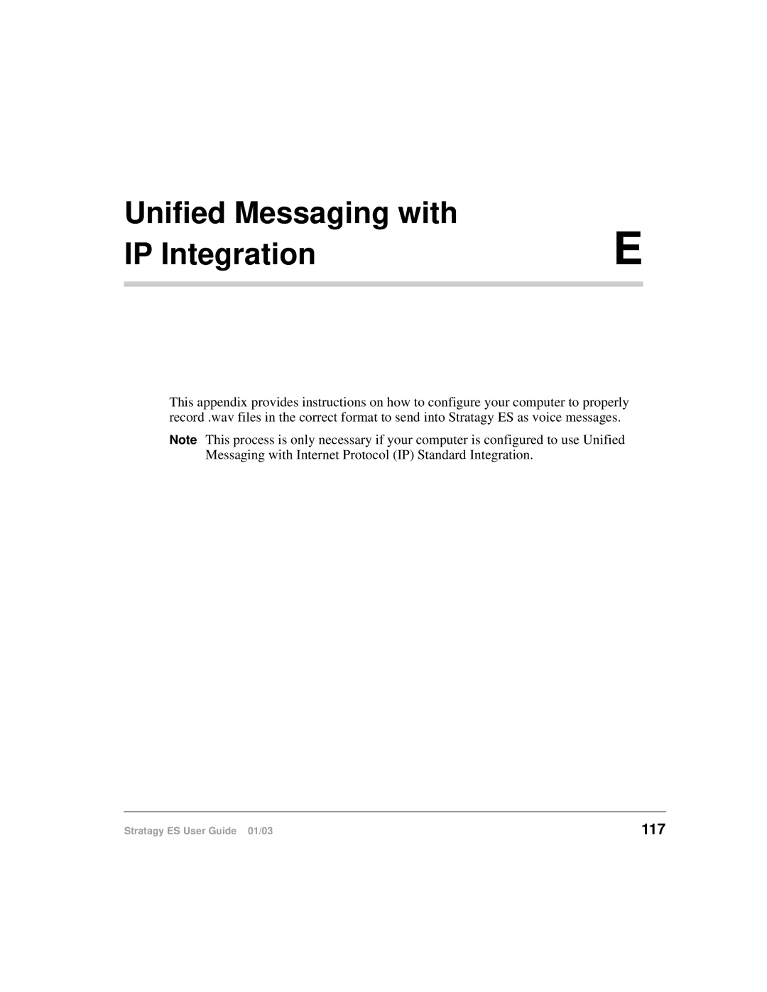 Toshiba ES4, ES96R, ES80 manual Unified Messaging with IP Integration, 117 