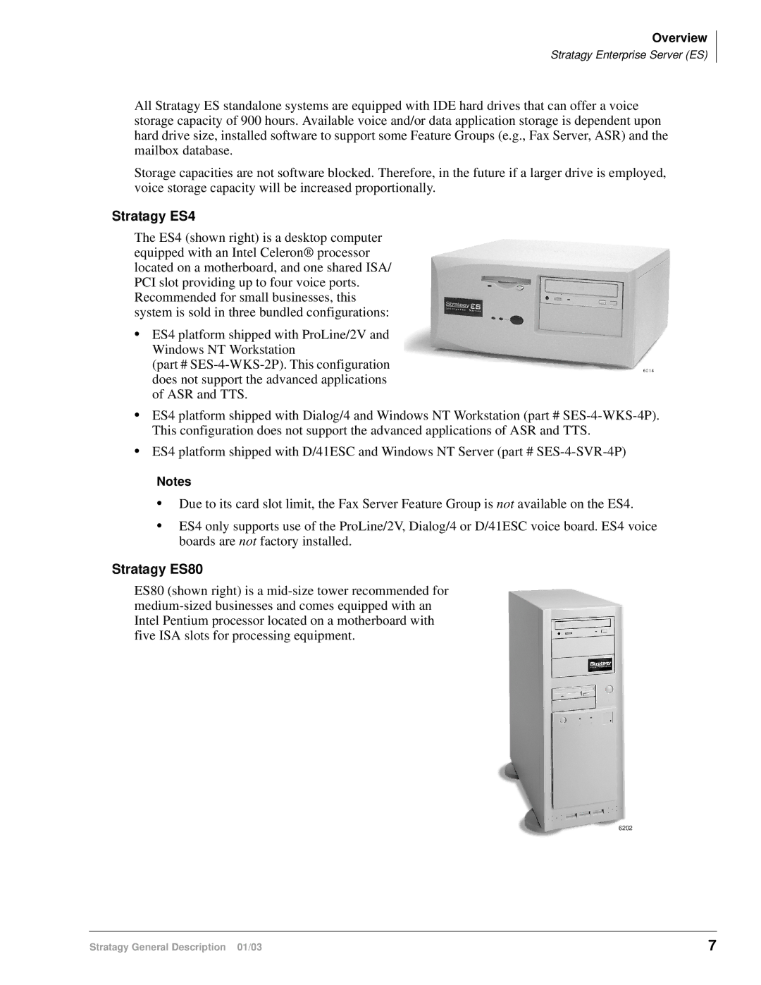 Toshiba ES96R, IVP8, IES32 manual Stratagy ES4, Stratagy ES80 