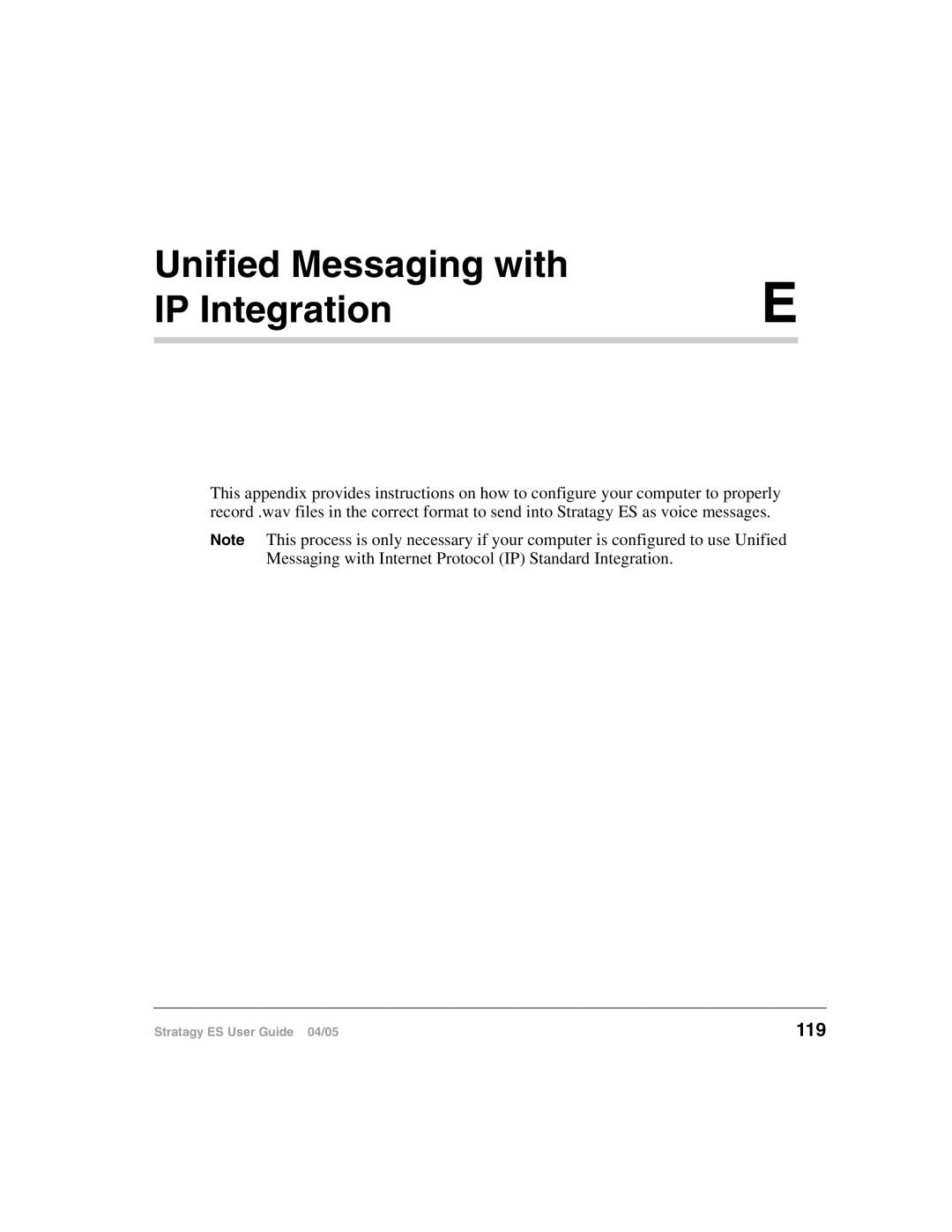 Toshiba IES32, ES48, ES96R2, IES16, ES8 manual Unified Messaging with IP Integration, 119 