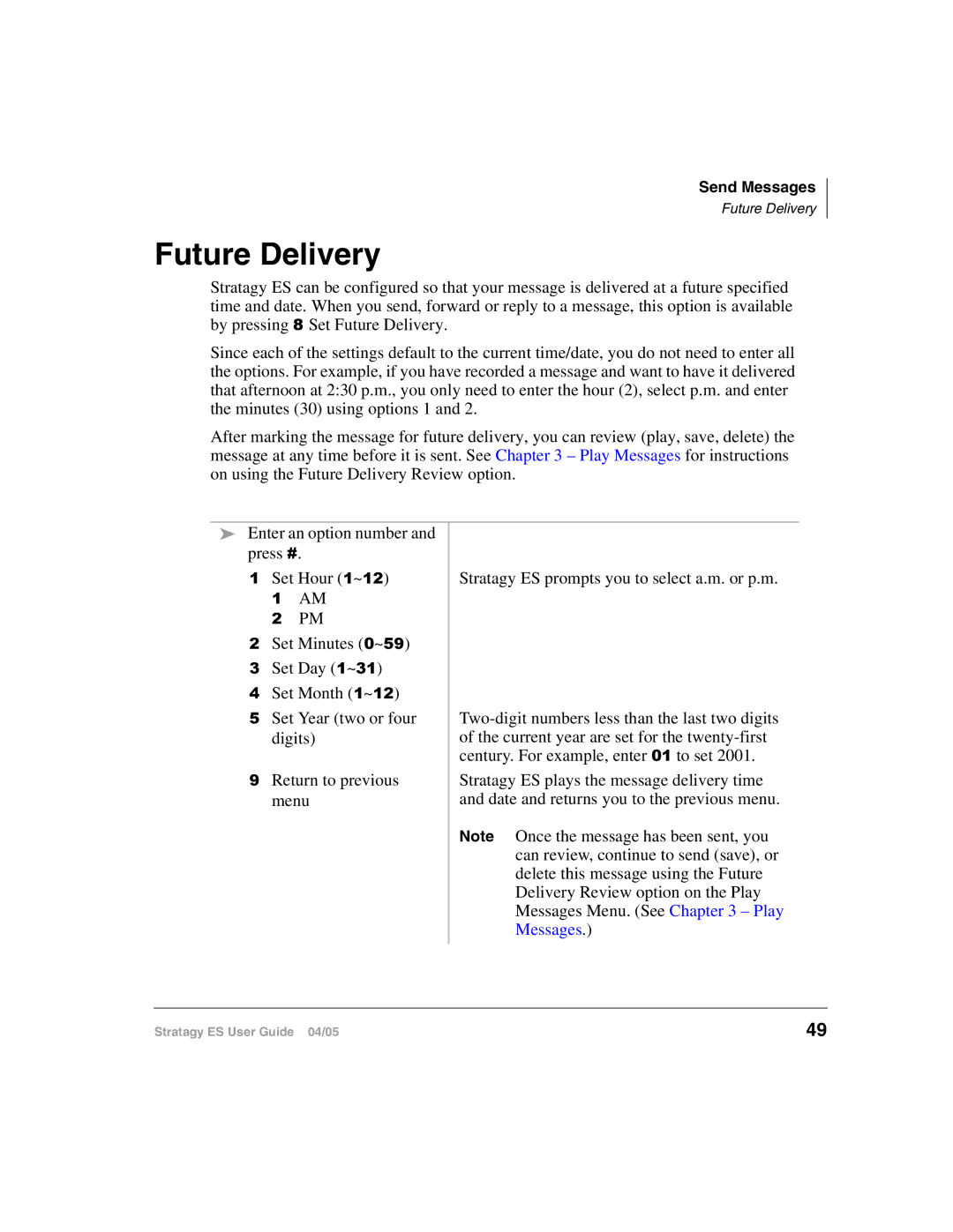 Toshiba IES32, ES48, ES96R2, IES16, ES8 manual Future Delivery 