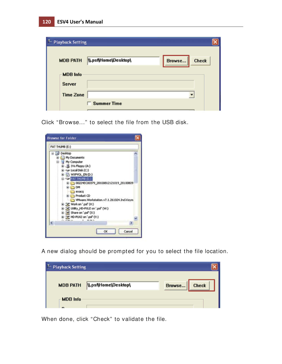 Toshiba ESV41T user manual 120 ESV4 User’s Manual 