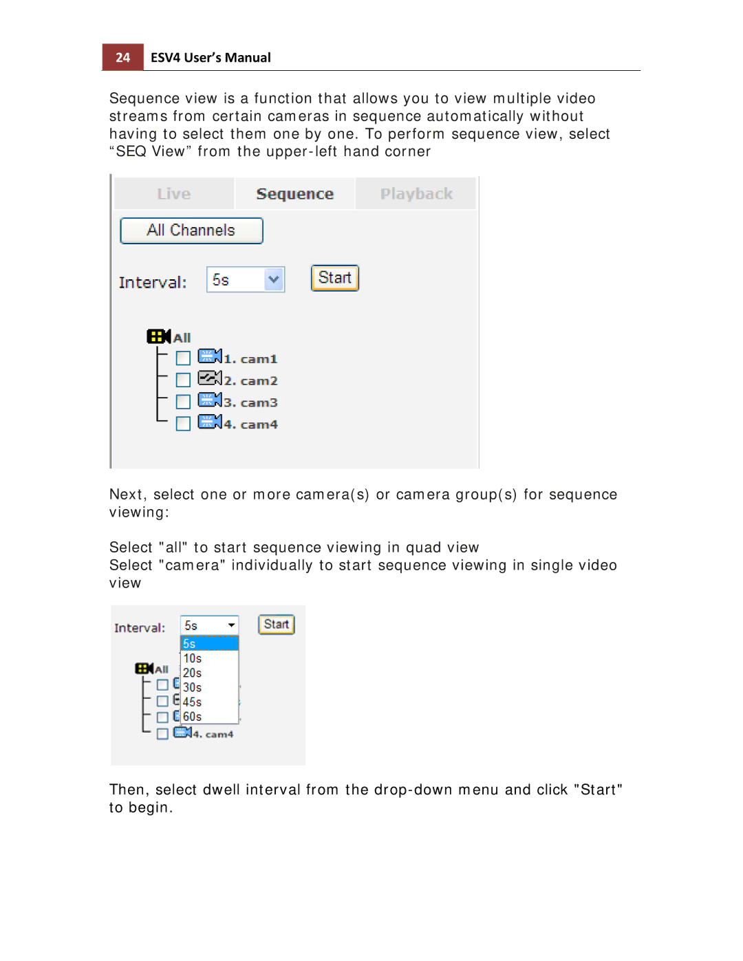 Toshiba ESV41T user manual 24 ESV4 User’s Manual 