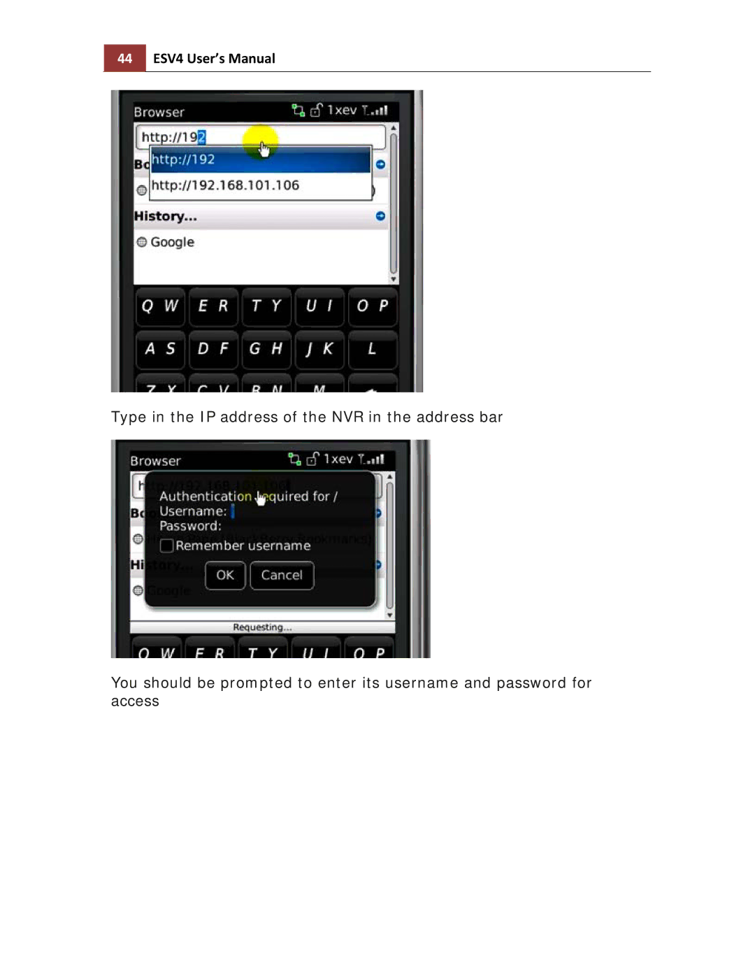 Toshiba ESV41T user manual 44 ESV4 User’s Manual 