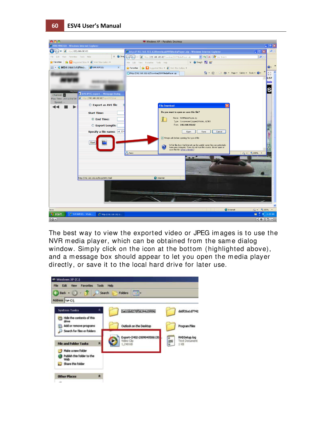 Toshiba ESV41T user manual 60 ESV4 User’s Manual 