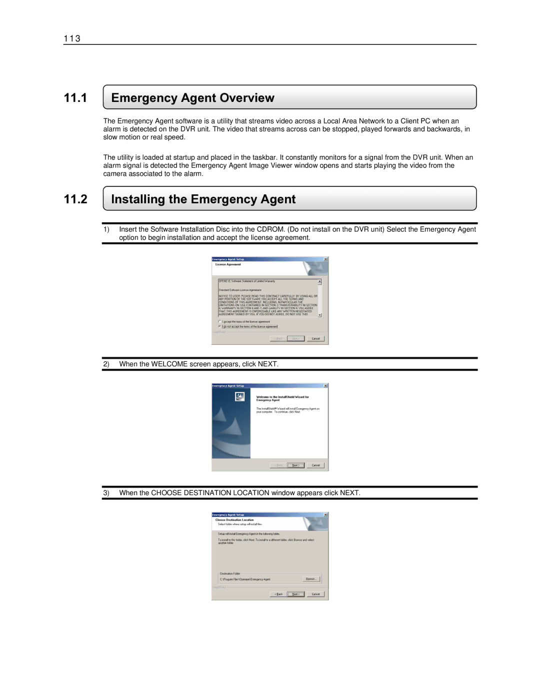 Toshiba DVR16-X, EVR8-X, EVR32-X, DVR8-X, EVR16-X, EVR64-X user manual Emergency Agent Overview, Installing the Emergency Agent 