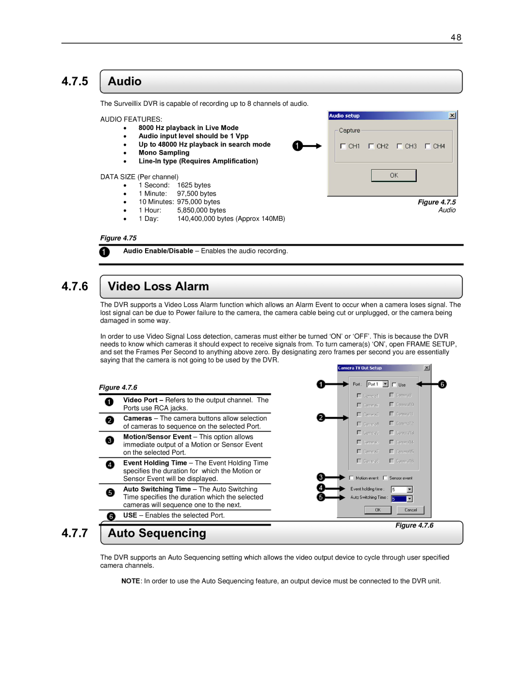 Toshiba DVR8-X, EVR8-X, EVR32-X, DVR16-X, EVR16-X, EVR64-X user manual Audio, Auto Sequencing 