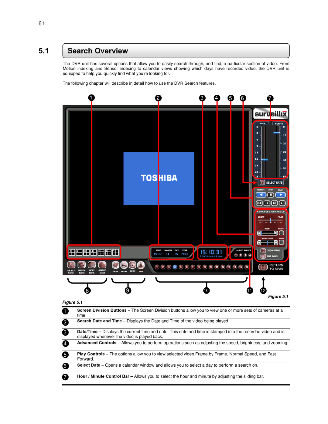 Toshiba EVR16-X, EVR8-X, EVR32-X, DVR16-X, DVR8-X, EVR64-X user manual Search Overview 