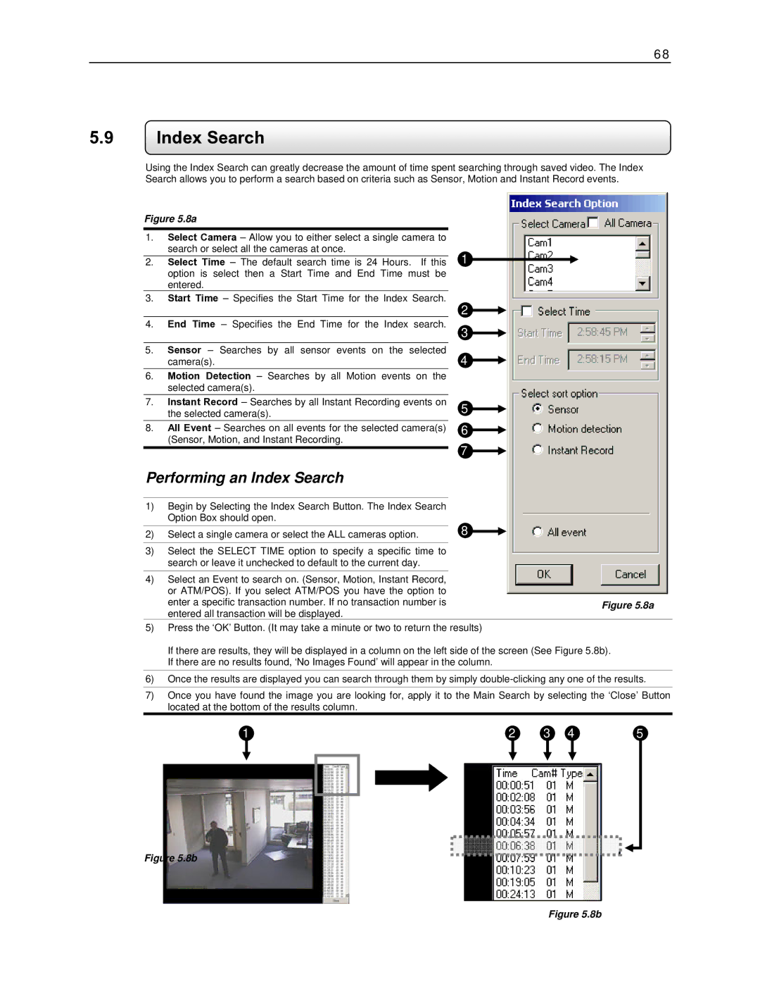 Toshiba EVR64-X, EVR8-X, EVR32-X, DVR16-X, DVR8-X, EVR16-X user manual Performing an Index Search 